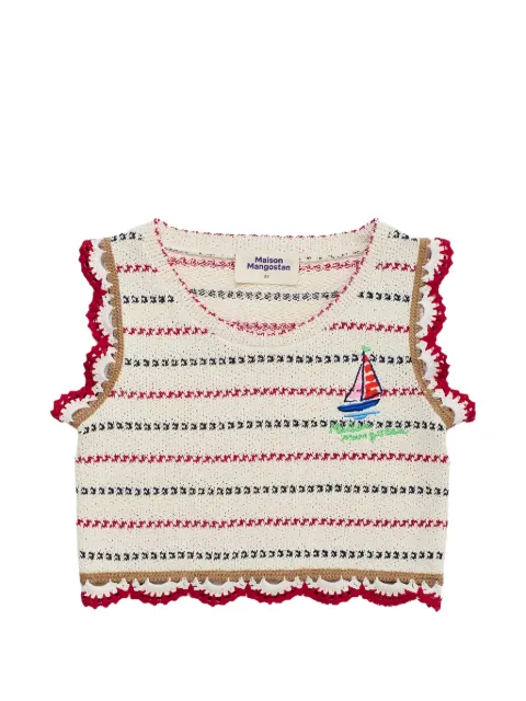 MAISON MANGOSTAN KIDS top tejido Barcos