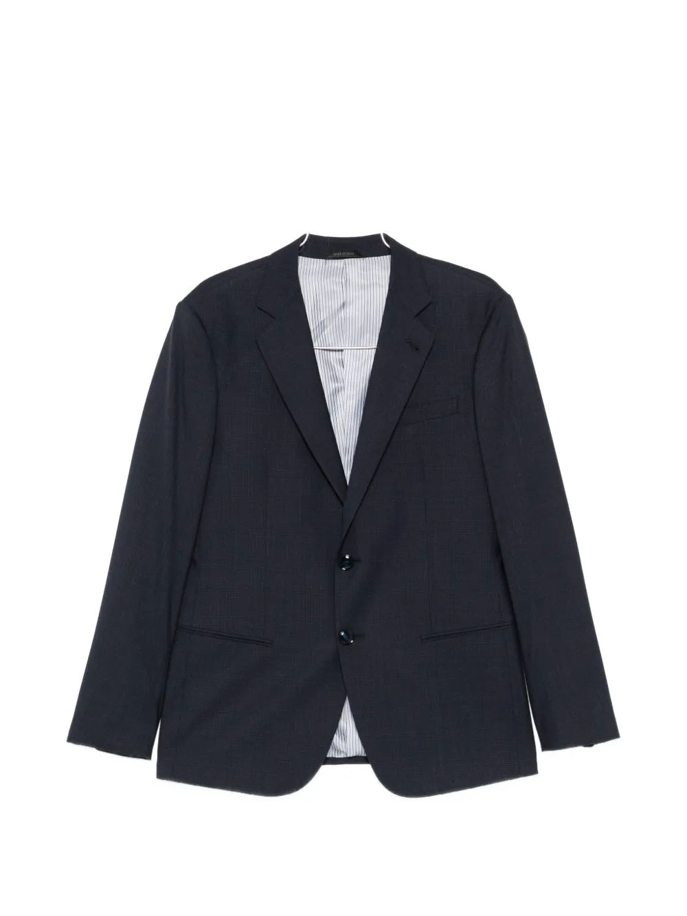 Giorgio Armani single-breasted notch-lapel suit - Blu