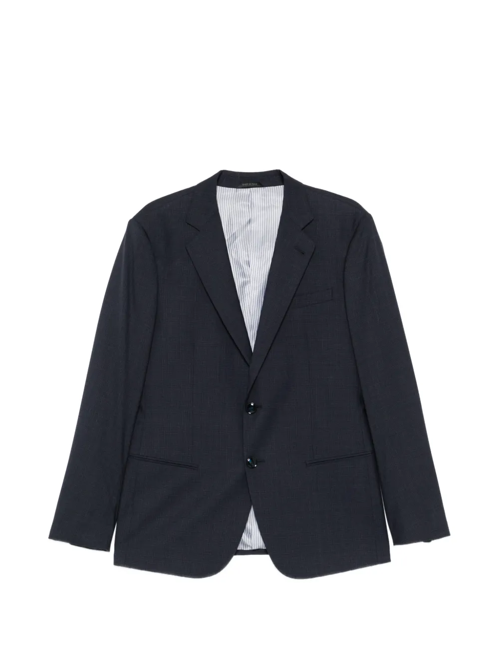 Giorgio Armani single-breasted notch-lapel suit - Blu