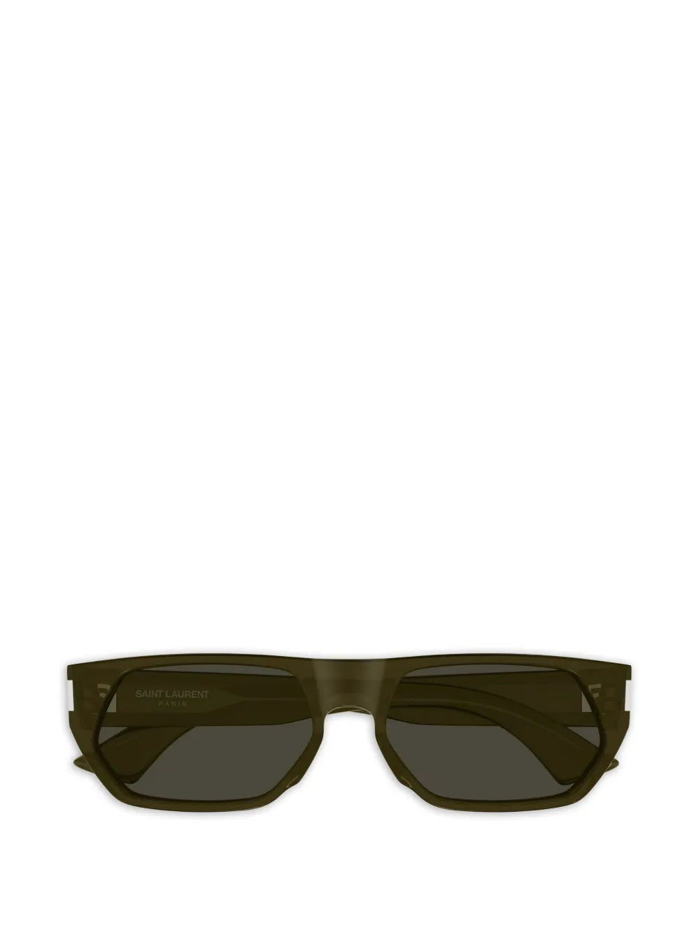 Saint Laurent Eyewear SL 898 geometric-frame sunglasses - Verde