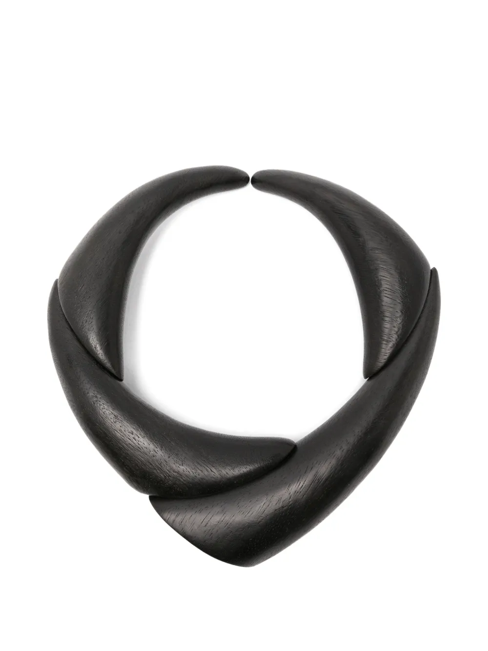 Monies Zawa sculptural necklace - Nero