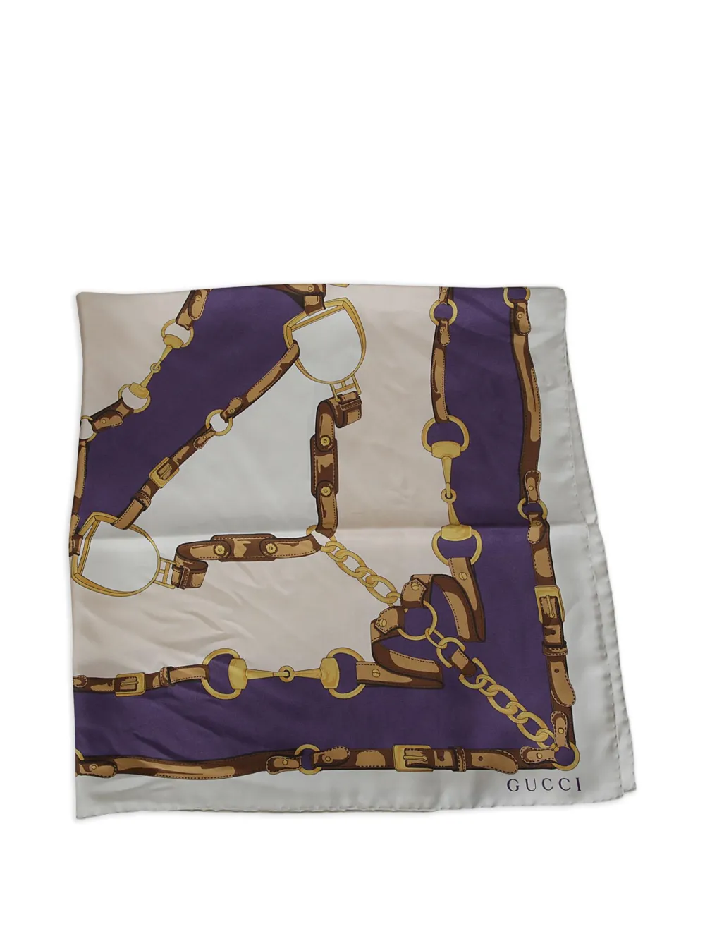 Gucci Horsebit rotation scarf - Nude