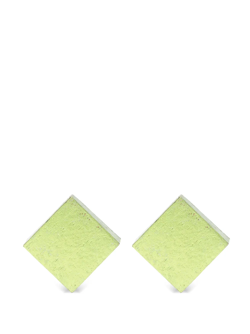 Monies Geometric Clip-on Earrings In Green