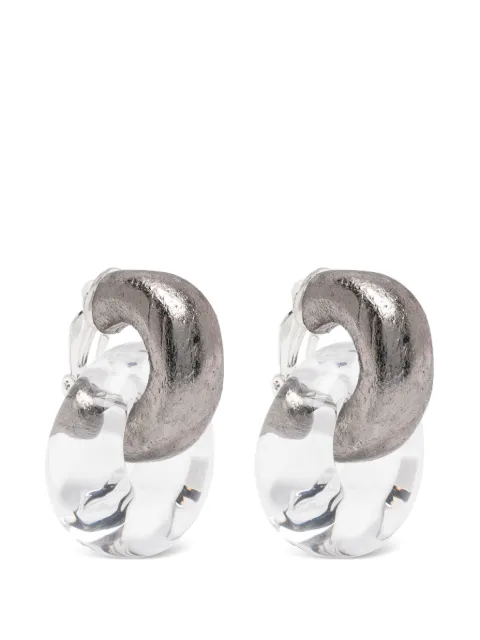 Monies Havana interlocking hoop earrings