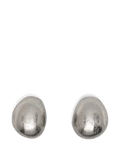 Monies metallic-effect clip-on earrings
