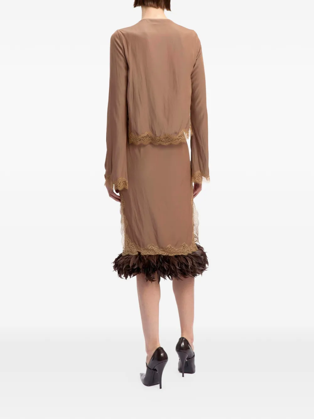 16Arlington Filipa Cardigan in Brown, view 4
