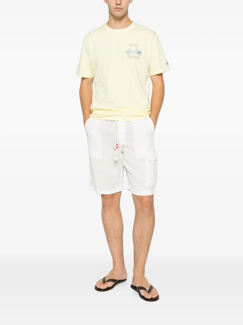 MC2 Saint Barth Shorts met trekkoord Wit