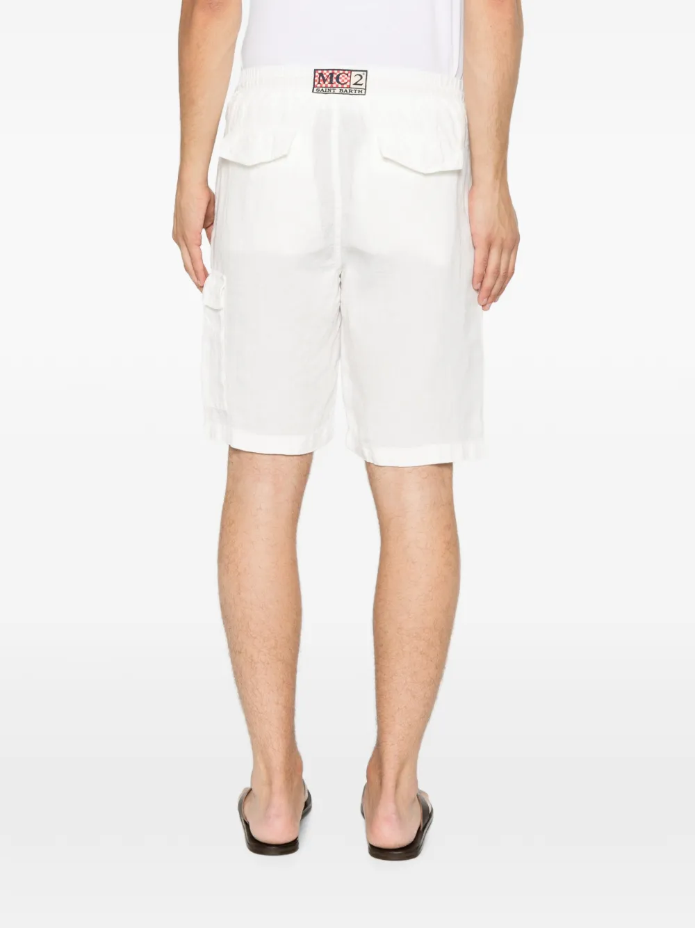 MC2 Saint Barth Shorts met trekkoord Wit
