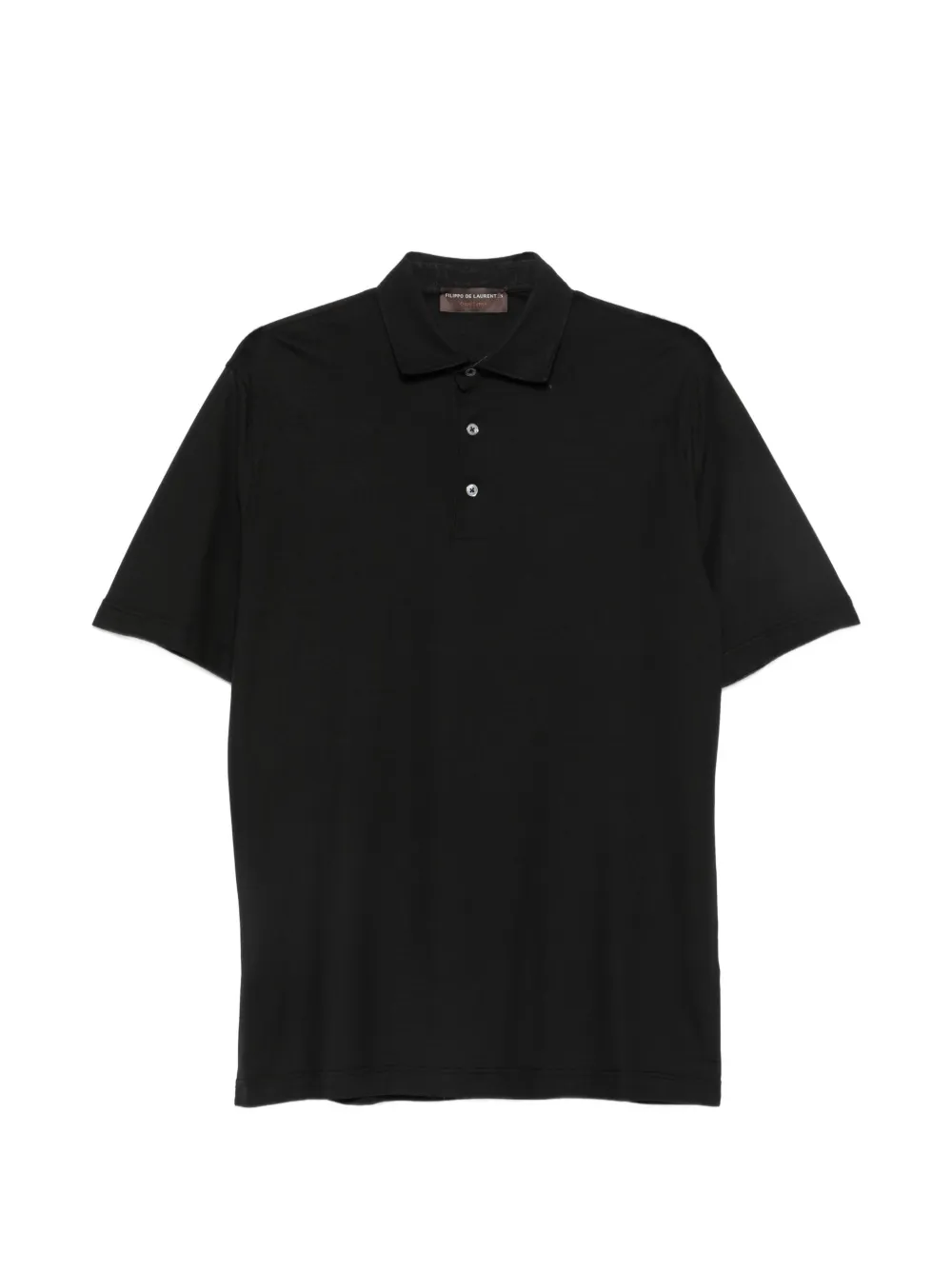 Filippo De Laurentiis short-sleeve polo shirt - Schwarz