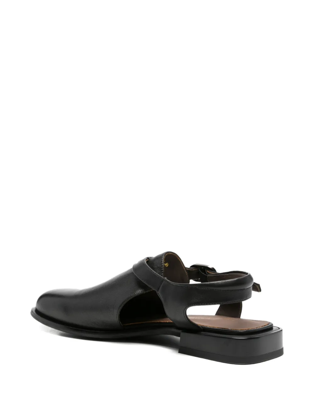 LINDA BAUMANN buckle-fastening flat pumps Zwart