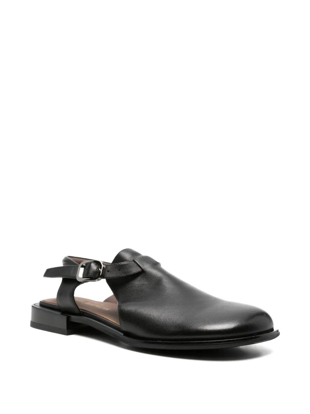 LINDA BAUMANN buckle-fastening flat pumps Zwart