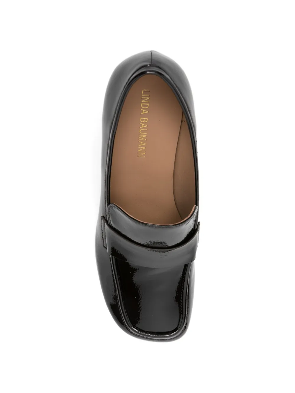 LINDA BAUMANN Pumps met vierkante neus Bruin