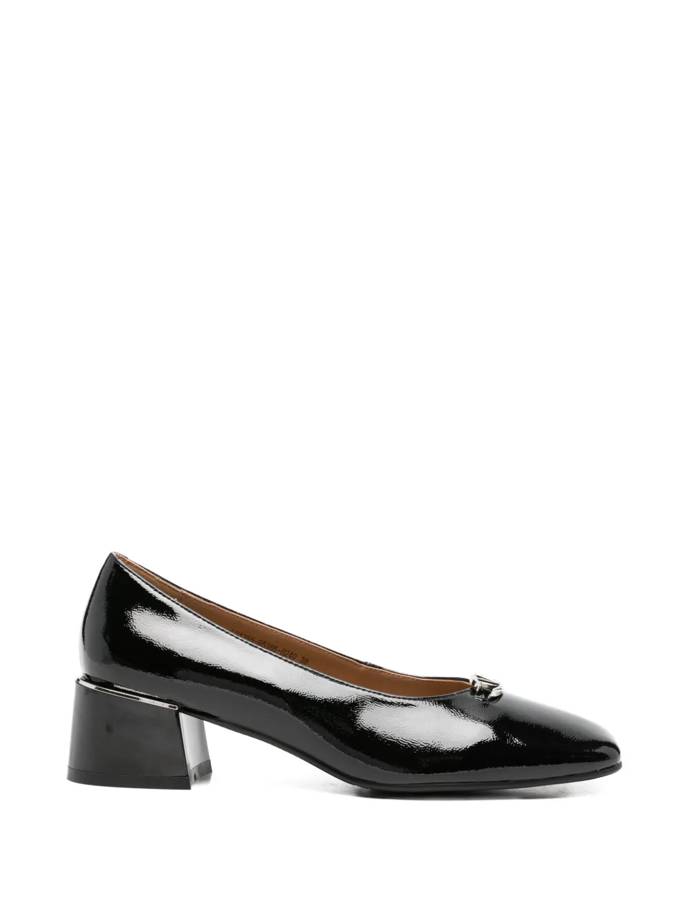 LINDA BAUMANN Pumps met logoplakkaat Zwart