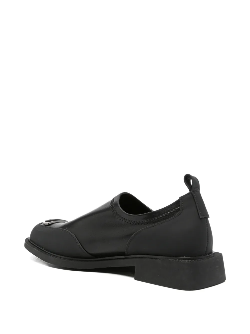 LINDA BAUMANN square-toe loafers Zwart