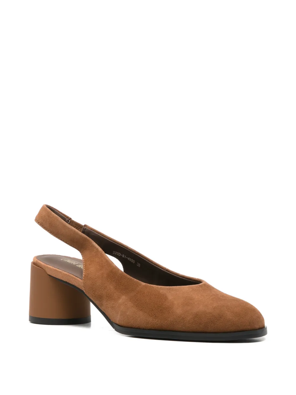 LINDA BAUMANN slingback block-heel pumps Bruin