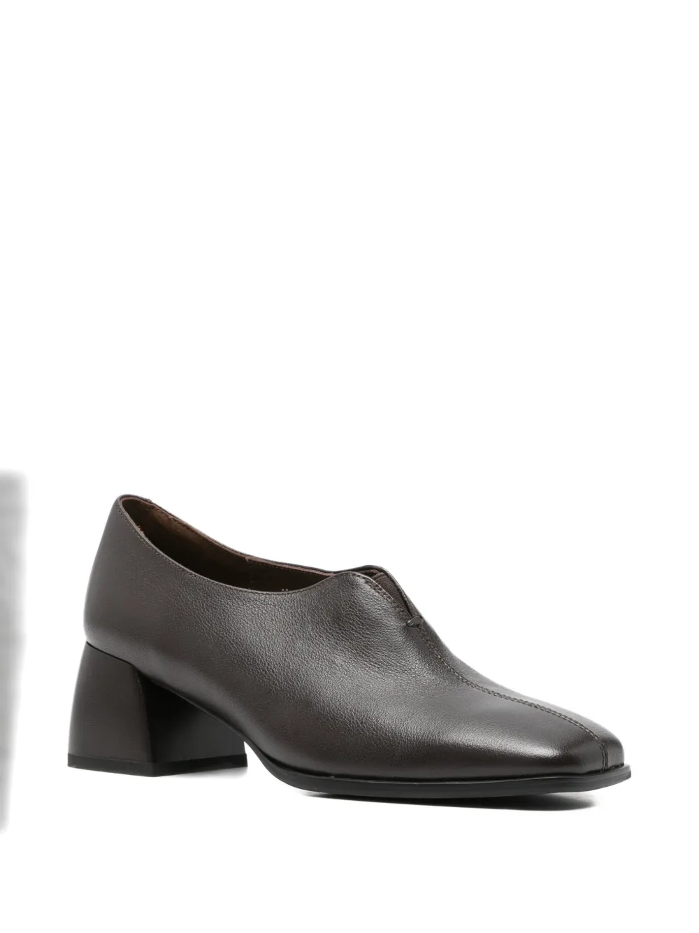 LINDA BAUMANN square-toe block-heel pumps Bruin