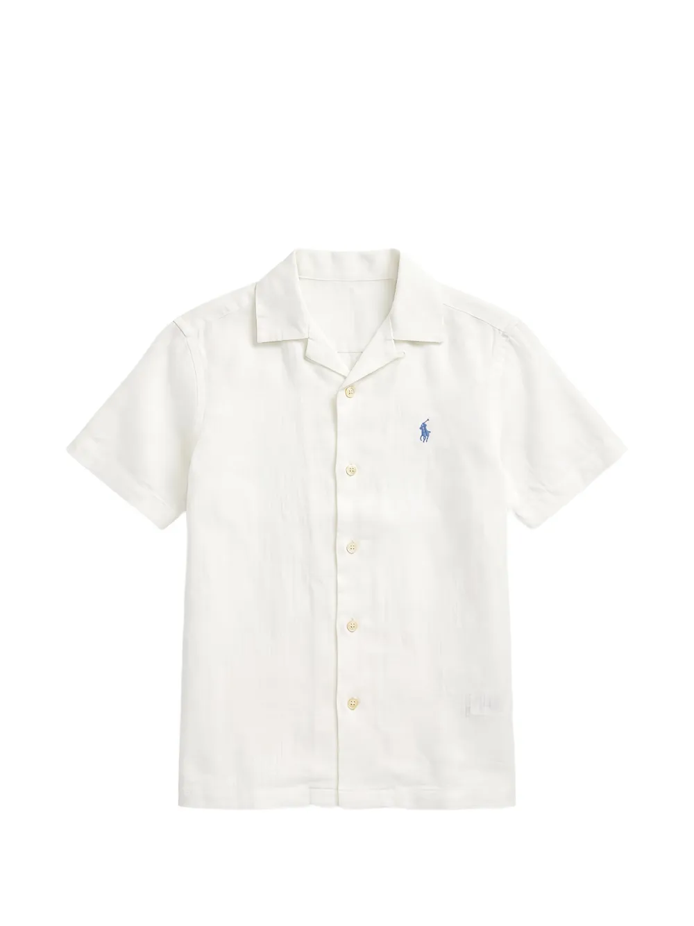 POLO RALPH LAUREN KIDS logo-embroidered shirt - Weiß