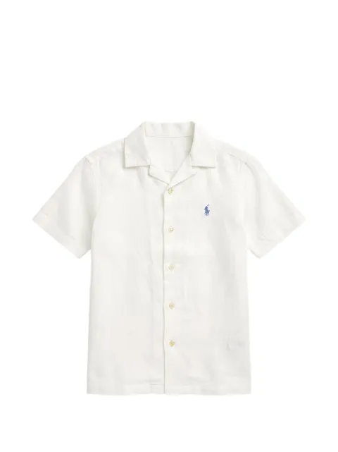 POLO RALPH LAUREN KIDS logo-embroidered shirt