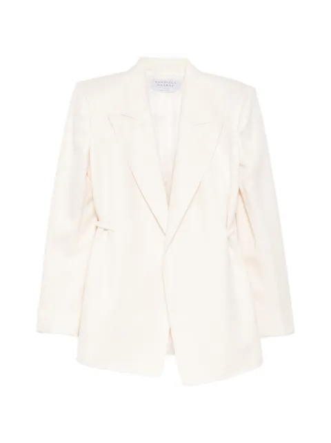 Gabriela Hearst peak-lapel drawstring blazer