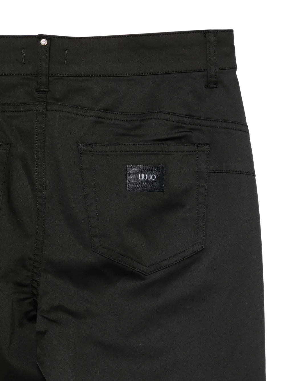 LIU JO Broek met logopatch Zwart