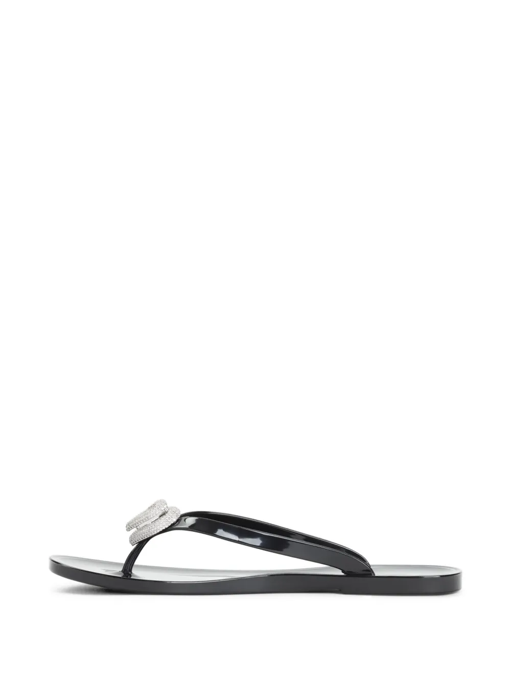 MACH & MACH crystal-embellished sandals Zwart