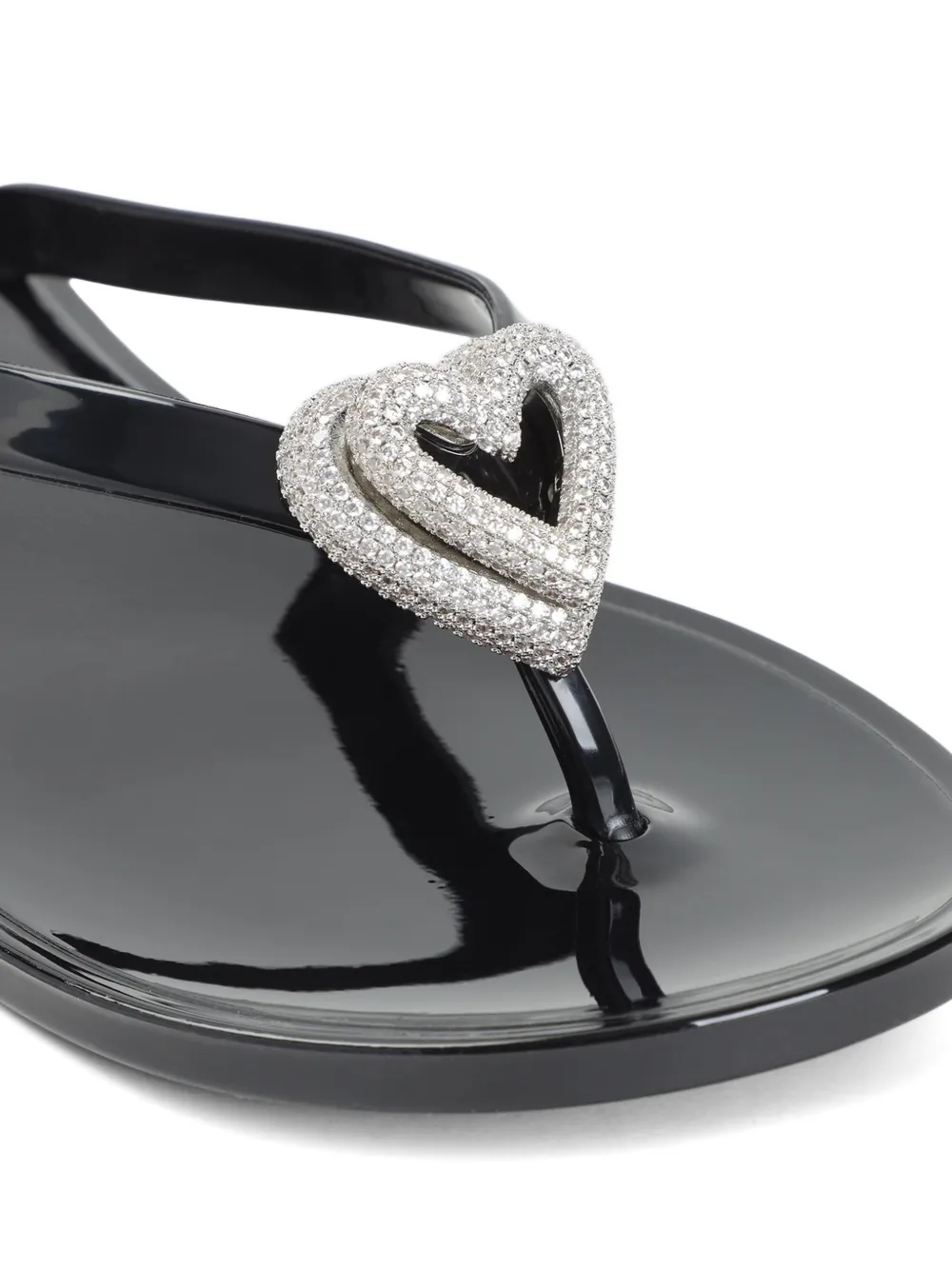 MACH & MACH crystal-embellished sandals Zwart