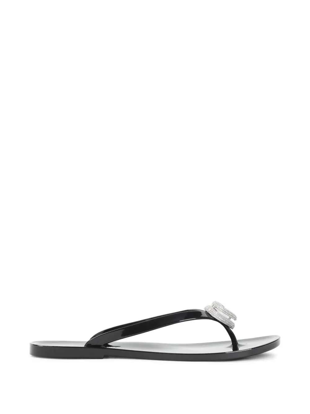 MACH & MACH crystal-embellished sandals - Black