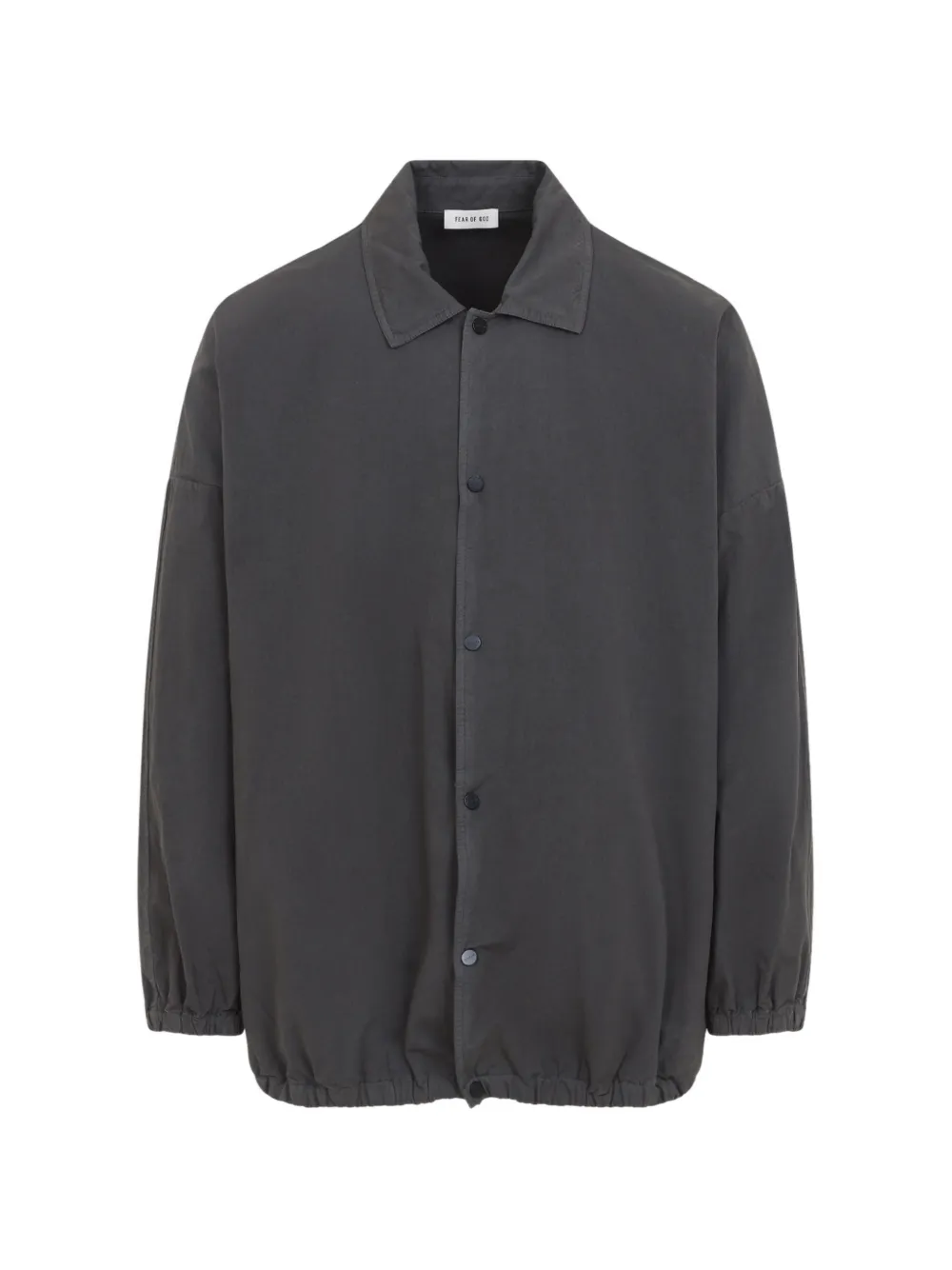 Fear Of God logo-print elasticated-hem jacket - Grau