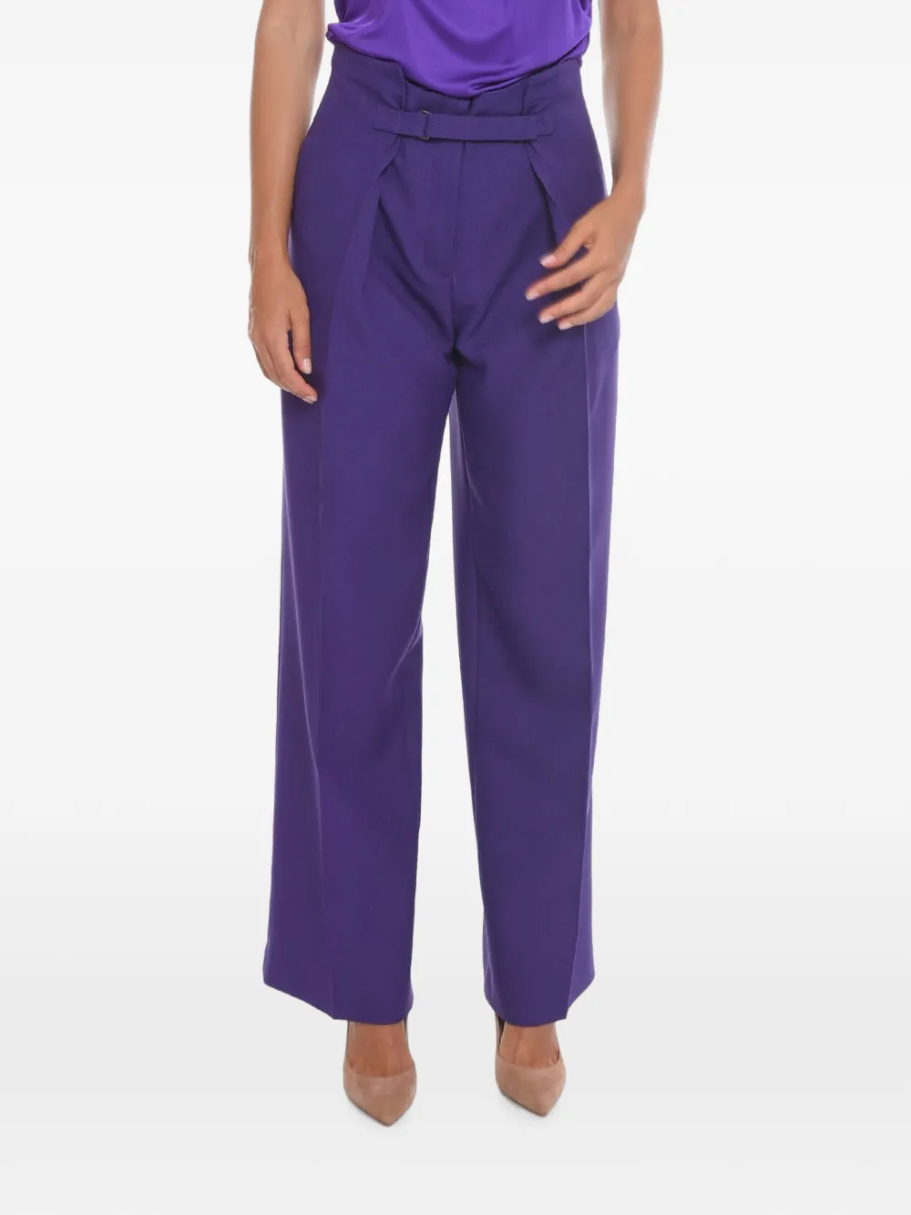 SUPER BLOND touch-strap trousers