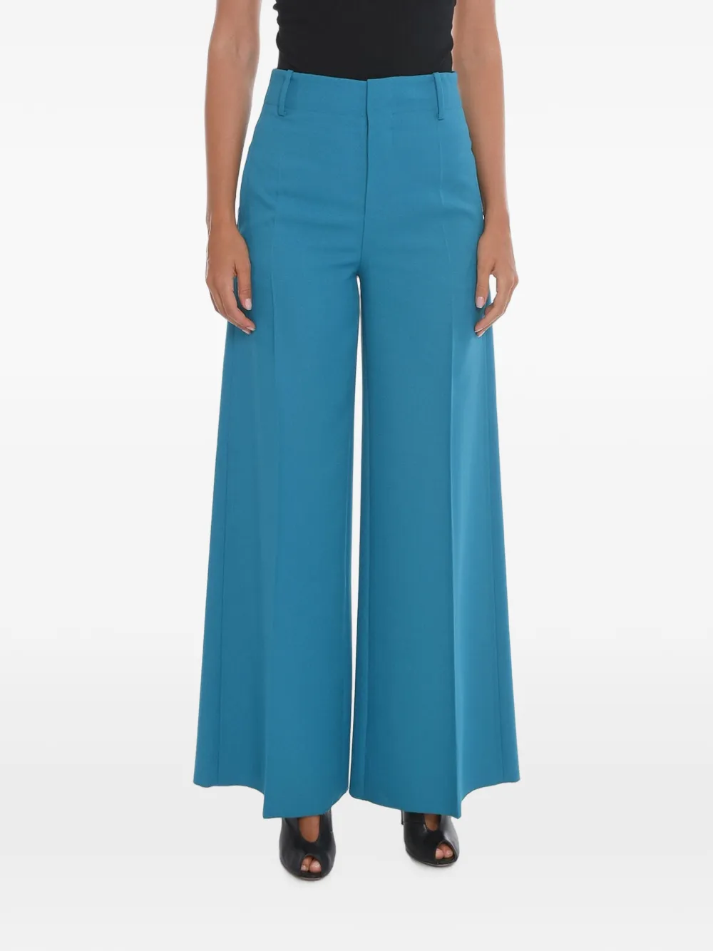 SUPER BLOND pleated palazzo pants