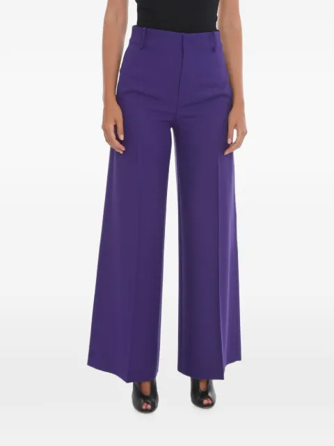 SUPER BLOND front-pleat palazzo pants