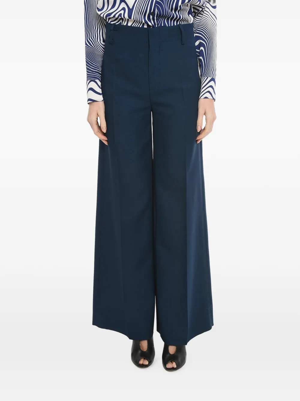 SUPER BLOND high-waisted palazzo pants