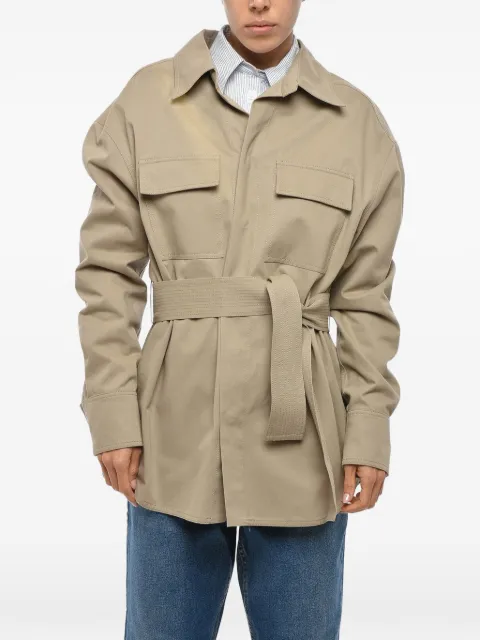 SUPER BLOND belted shirt