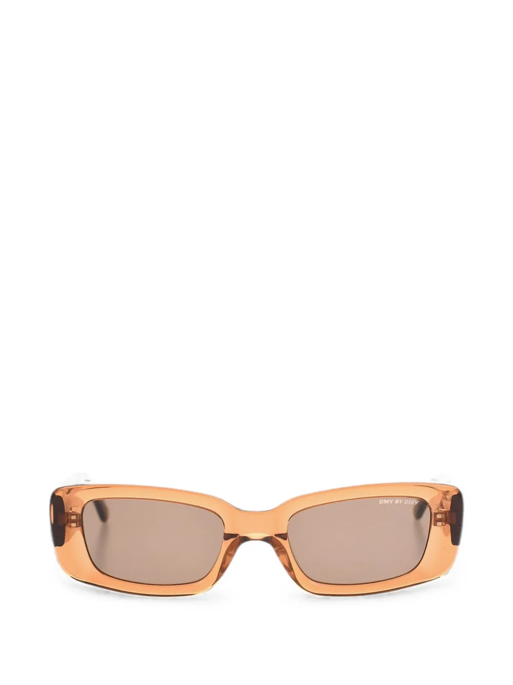 DMY BY DMY Preston rectangle-frame sunglasses - Braun