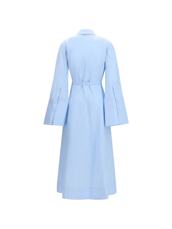 gabriela hearst blue dress Carmina flared-sleeve | Knitted dresses Size:UK 12 - L grey sweater dress Evi Grintela – APOELLA Product code