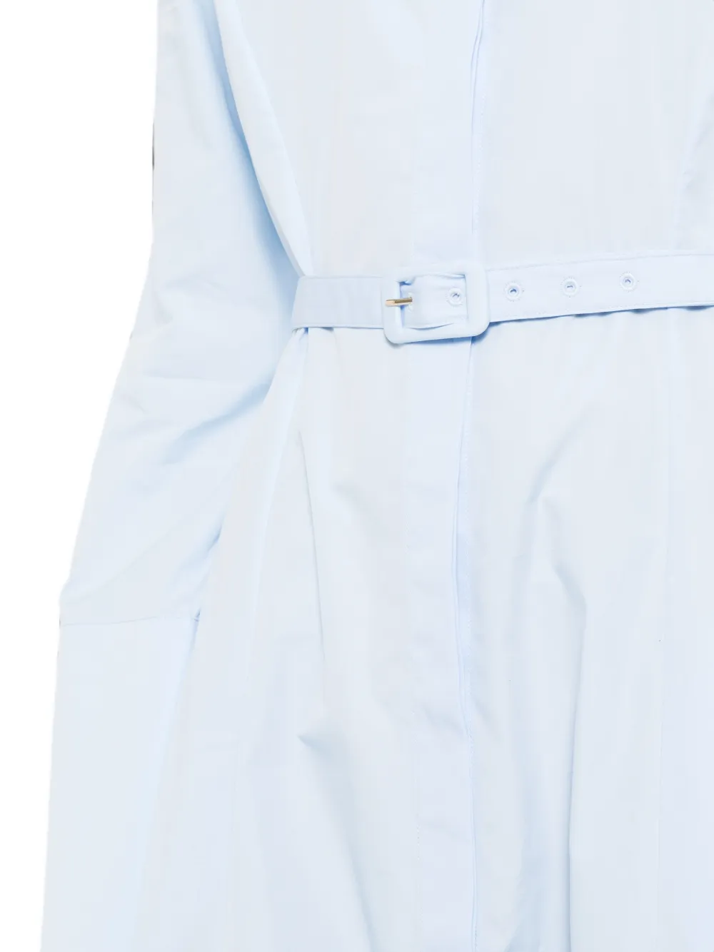 Gabriela Hearst Carmina jurk met flared mouwen Blauw