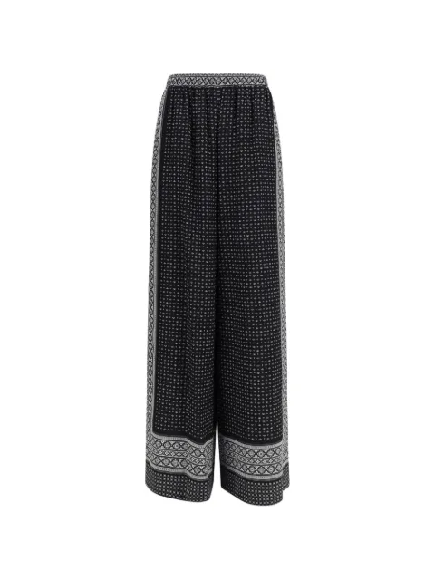 Ermanno Scervino Calça pantalona com estampa geométrica