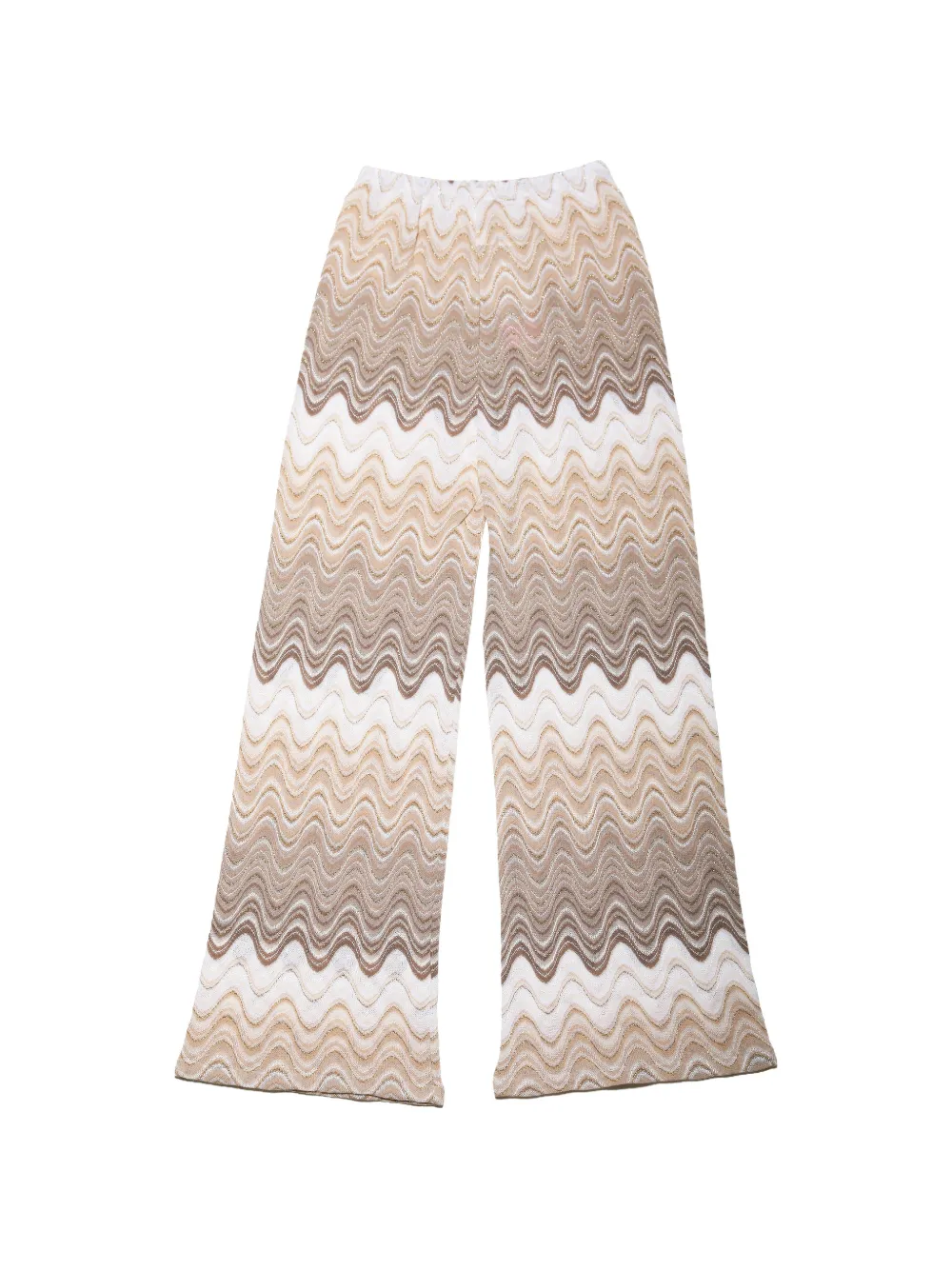 MC2 Saint Barth Amalia broek met chevron streep Beige