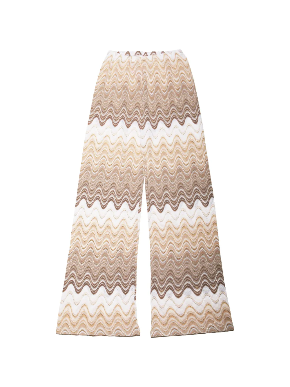 MC2 Saint Barth Amalia broek met chevron streep Beige