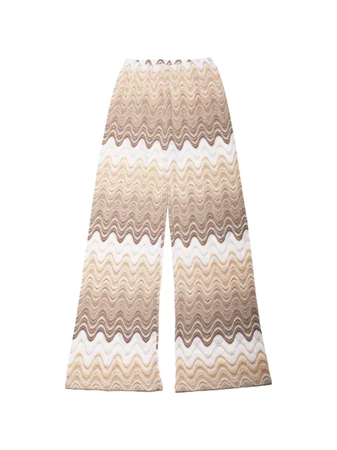 MC2 Saint Barth Amalia chevron-knit trousers
