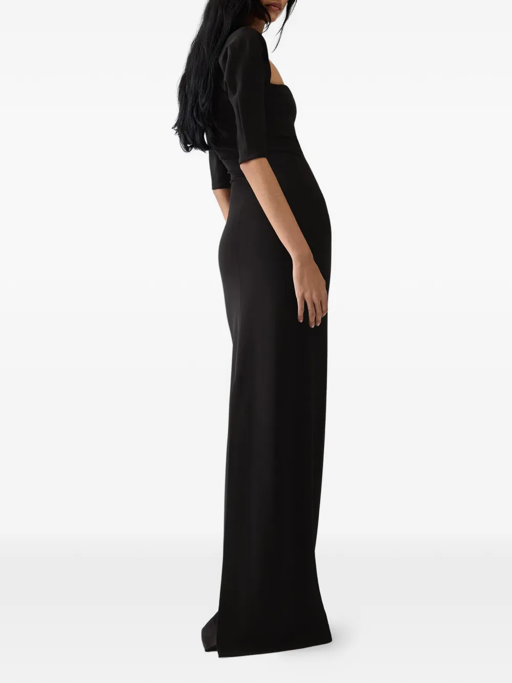 Jacquemus The Bolero maxi-jurk Zwart