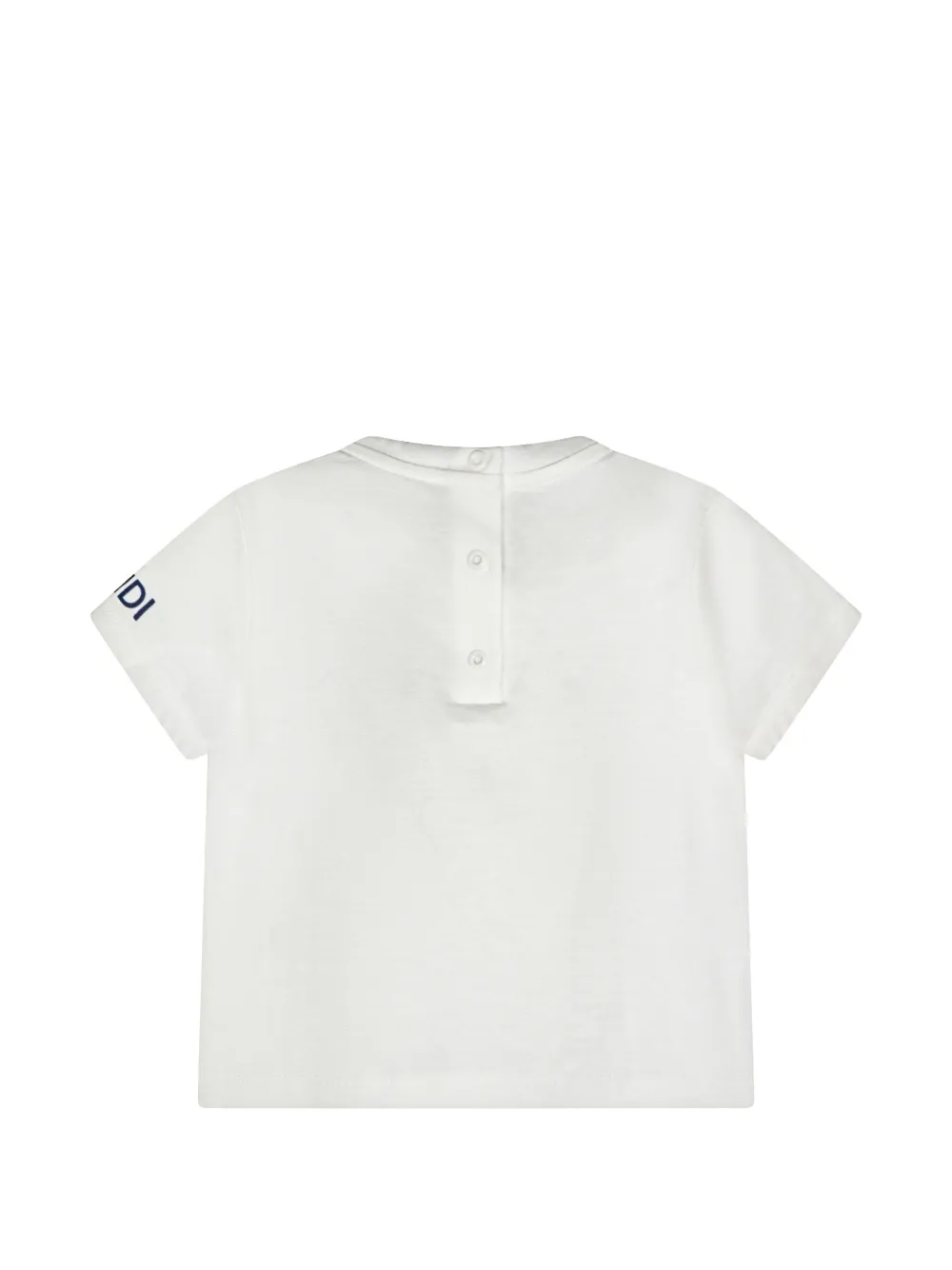 Fendi Kids T-shirt met print Wit