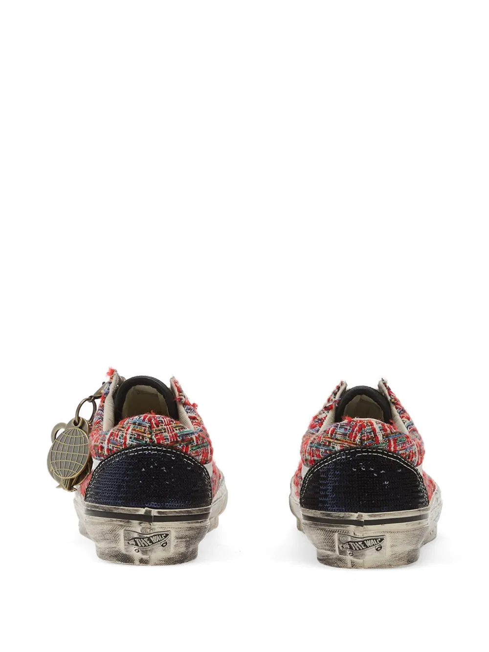 Vans LX Old Skool tweed-panel sneakers Rood