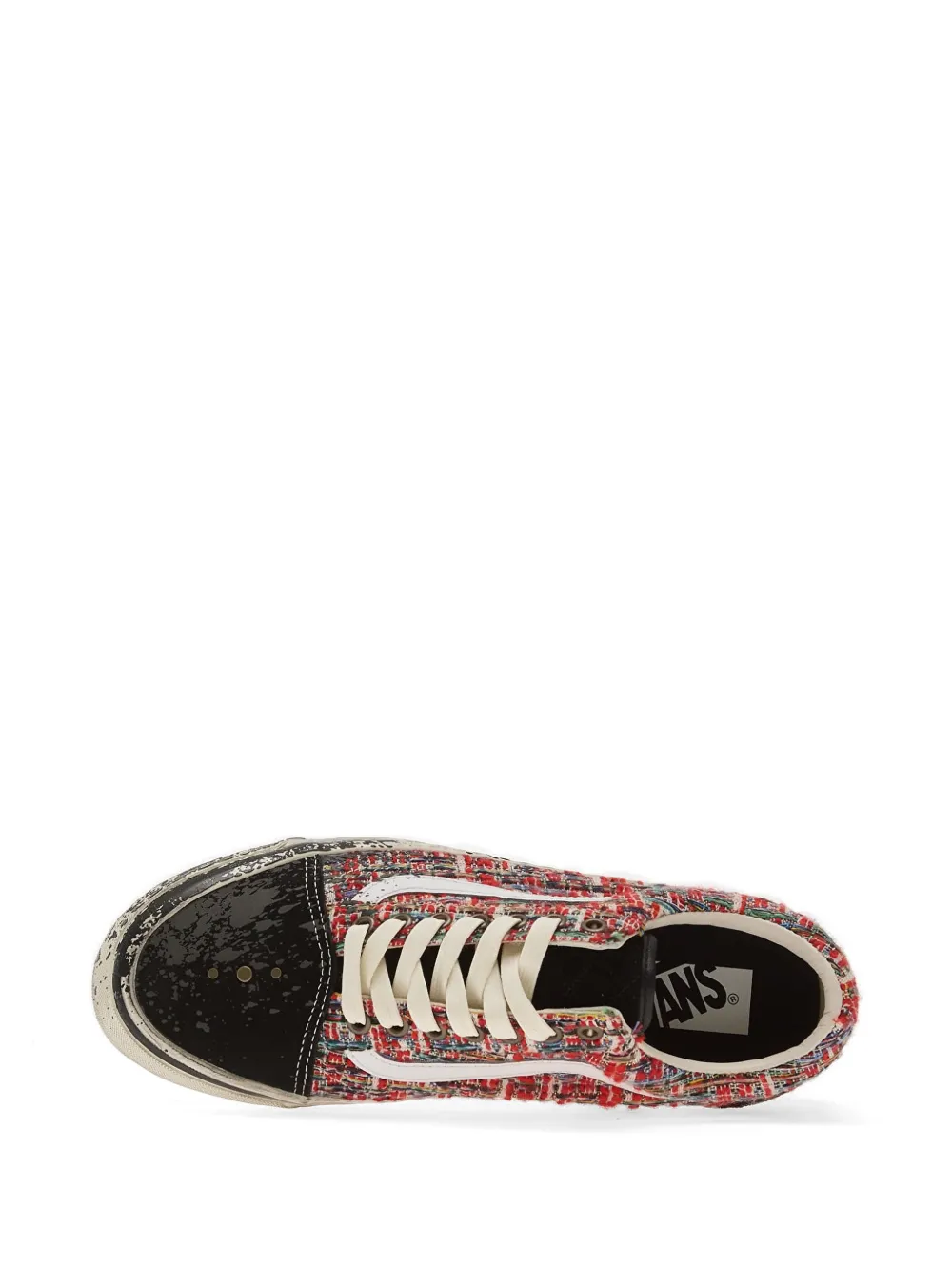 Vans LX Old Skool tweed-panel sneakers Rood