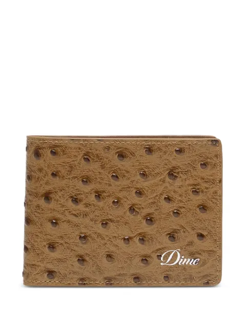 dime logo-print bifold wallet