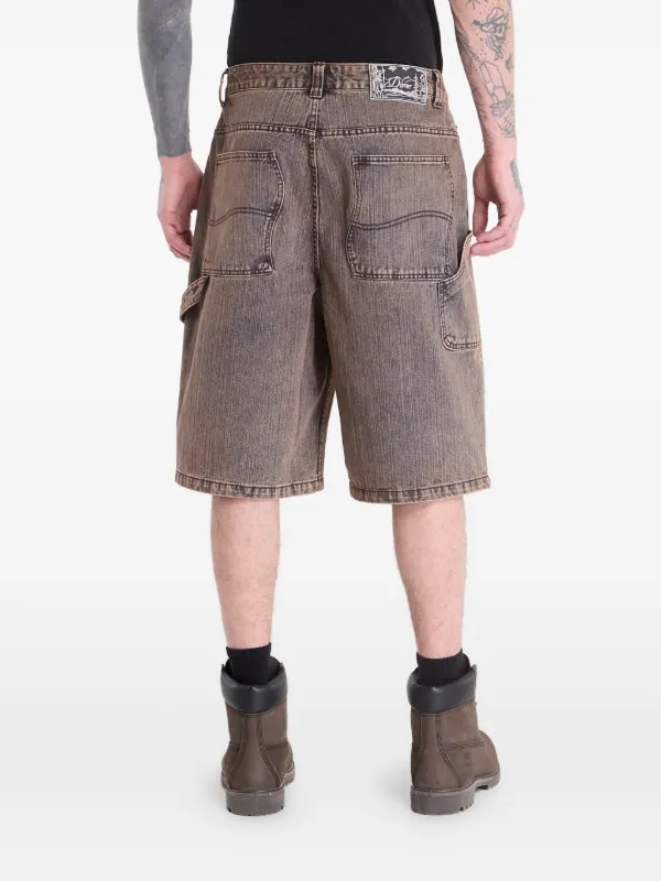 Dime Classic Denim Shorts | Brown | FARFETCH CA