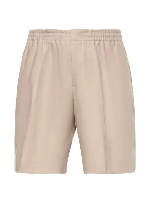 Zegna elasticated-waistband pressed-crease shorts