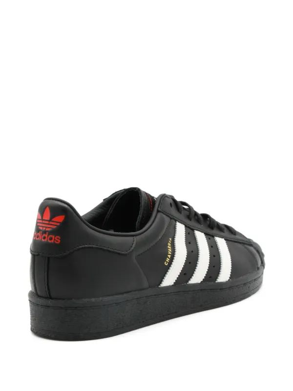 Adidas x Willy Chavarria Superstar rose-motif Sneakers | Black