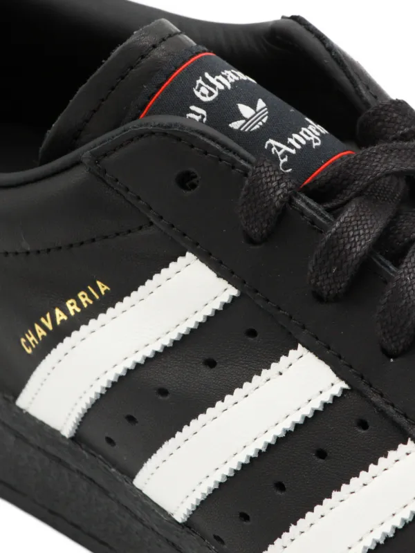 Adidas x Willy Chavarria Superstar rose-motif Sneakers | Black
