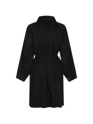 PLEATS PLEASE 黒ジャケットコート Pleats Please Issey Miyake Coats for Women - Shop on FARFETCH